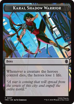 Karai, Shadow Warrior card from Commander: Teenage Mutant Ninja Turtles