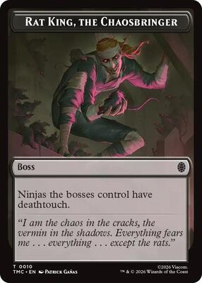 Rat King, The Chaosbringer card from Commander: Teenage Mutant Ninja Turtles