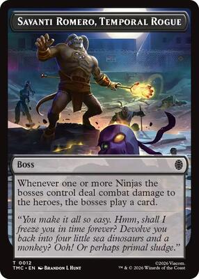 Savanti Romero, Temporal Rogue card from Commander: Teenage Mutant Ninja Turtles