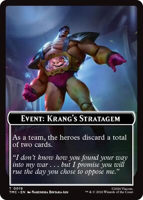 Event: Krang's Stratagem card from Commander: Teenage Mutant Ninja Turtles