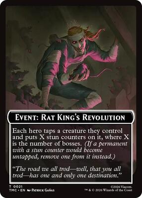 Event: Rat King's Revolution card from Commander: Teenage Mutant Ninja Turtles