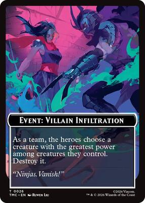 Event: Villain Infiltration card from Commander: Teenage Mutant Ninja Turtles