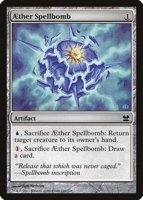 Aether Spellbomb card from Modern Masters