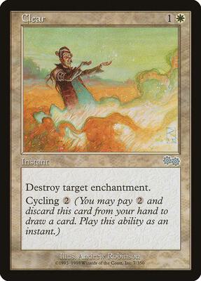 Clear card from Urza's Saga