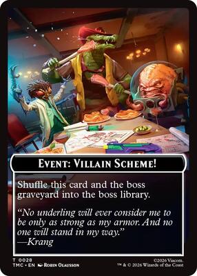 Event: Villain Scheme! card from Commander: Teenage Mutant Ninja Turtles