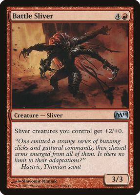 Battle Sliver card from Magic 2014 (M14)