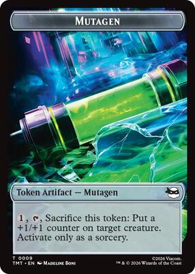 Mutagen // Food Double-Sided Token card from Teenage Mutant Ninja Turtles
