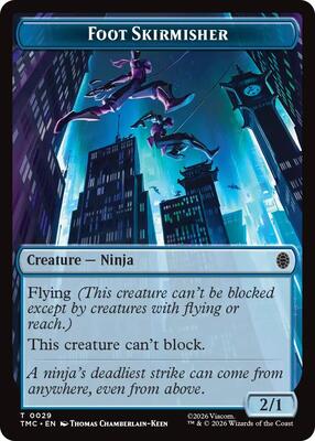 Foot Skirmisher card from Commander: Teenage Mutant Ninja Turtles