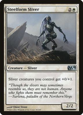 Steelform Sliver card from Magic 2014 (M14)