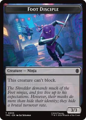 Foot Disciple card from Commander: Teenage Mutant Ninja Turtles