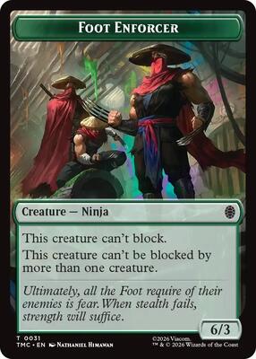 Foot Enforcer card from Commander: Teenage Mutant Ninja Turtles