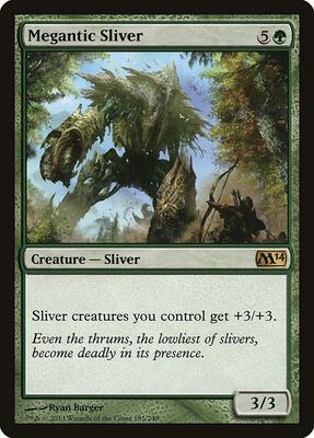 Megantic Sliver card from Magic 2014 (M14)