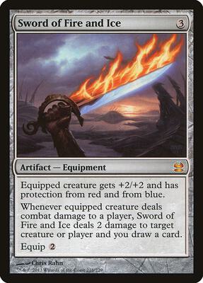 Sword of Fire and Ice card from Modern Masters