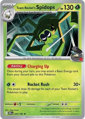 Team Rocket's Spidops - 020/182 card from Deck Exclusives