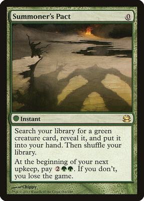 Summoner's Pact card from Modern Masters