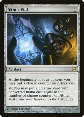 Aether Vial card from Modern Masters