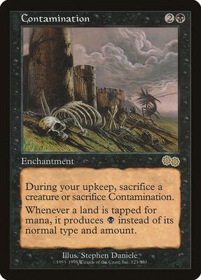 Contamination card from Urza's Saga