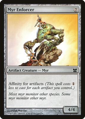 Myr Enforcer card from Modern Masters
