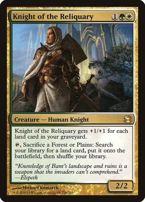 Knight of the Reliquary card from Modern Masters