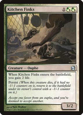 Kitchen Finks card from Modern Masters