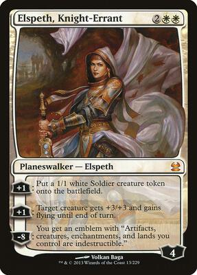Elspeth, Knight-Errant card from Modern Masters