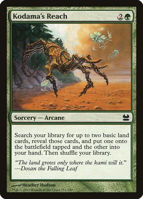 Kodama's Reach card from Modern Masters