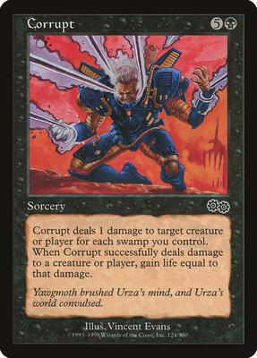 Corrupt card from Urza's Saga