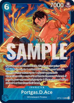 Portgas.D.Ace (119) (Treasure Cup 2026) (Store) card from One Piece Promotion Cards