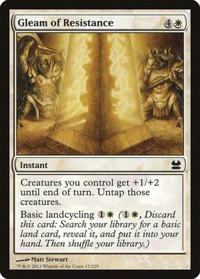 Gleam of Resistance card from Modern Masters