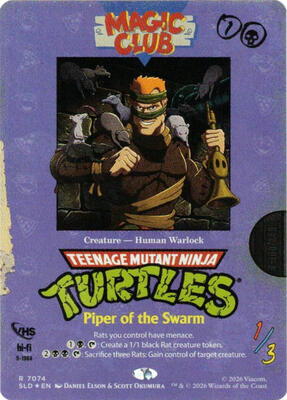 Piper of the Swarm card from Secret Lair Drop Series