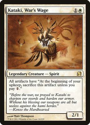 Kataki, War's Wage card from Modern Masters