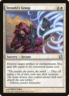 Terashi's Grasp card from Modern Masters