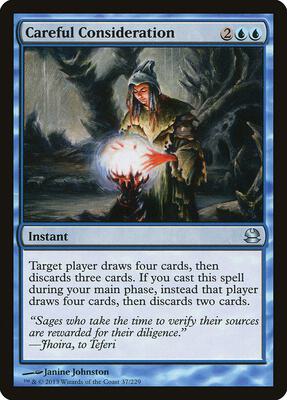 Careful Consideration card from Modern Masters