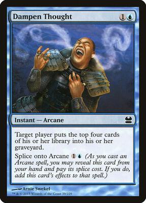 Dampen Thought card from Modern Masters