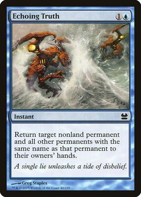 Echoing Truth card from Modern Masters