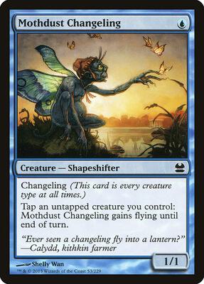Mothdust Changeling card from Modern Masters