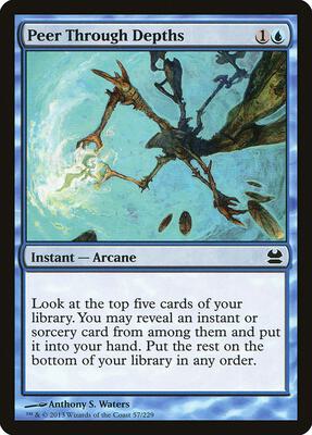 Peer Through Depths card from Modern Masters