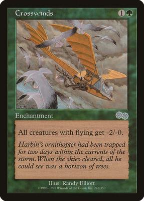 Crosswinds card from Urza's Saga
