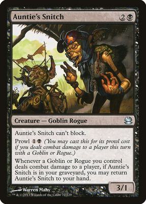 Auntie's Snitch card from Modern Masters