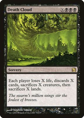 Death Cloud card from Modern Masters