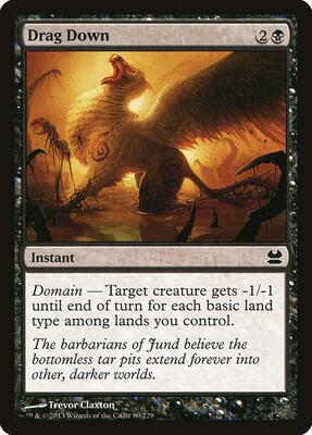 Drag Down card from Modern Masters