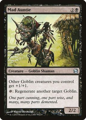 Mad Auntie card from Modern Masters