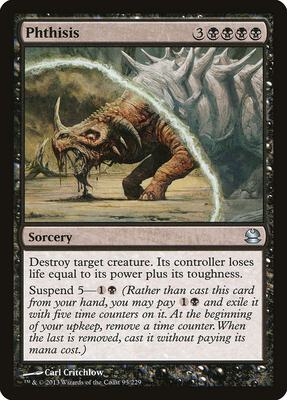 Phthisis card from Modern Masters