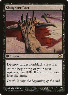 Slaughter Pact card from Modern Masters