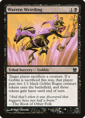 Warren Weirding card from Modern Masters