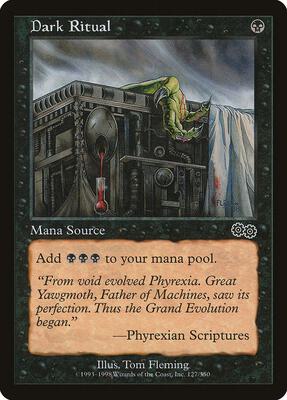 Dark Ritual card from Urza's Saga