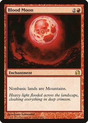 Blood Moon card from Modern Masters