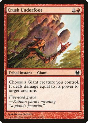 Crush Underfoot card from Modern Masters