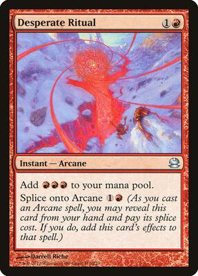 Desperate Ritual card from Modern Masters