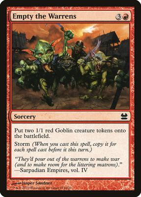 Empty the Warrens card from Modern Masters